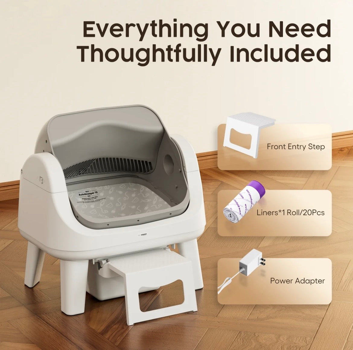 AutoScooper 12 Lite Smart Litter Box