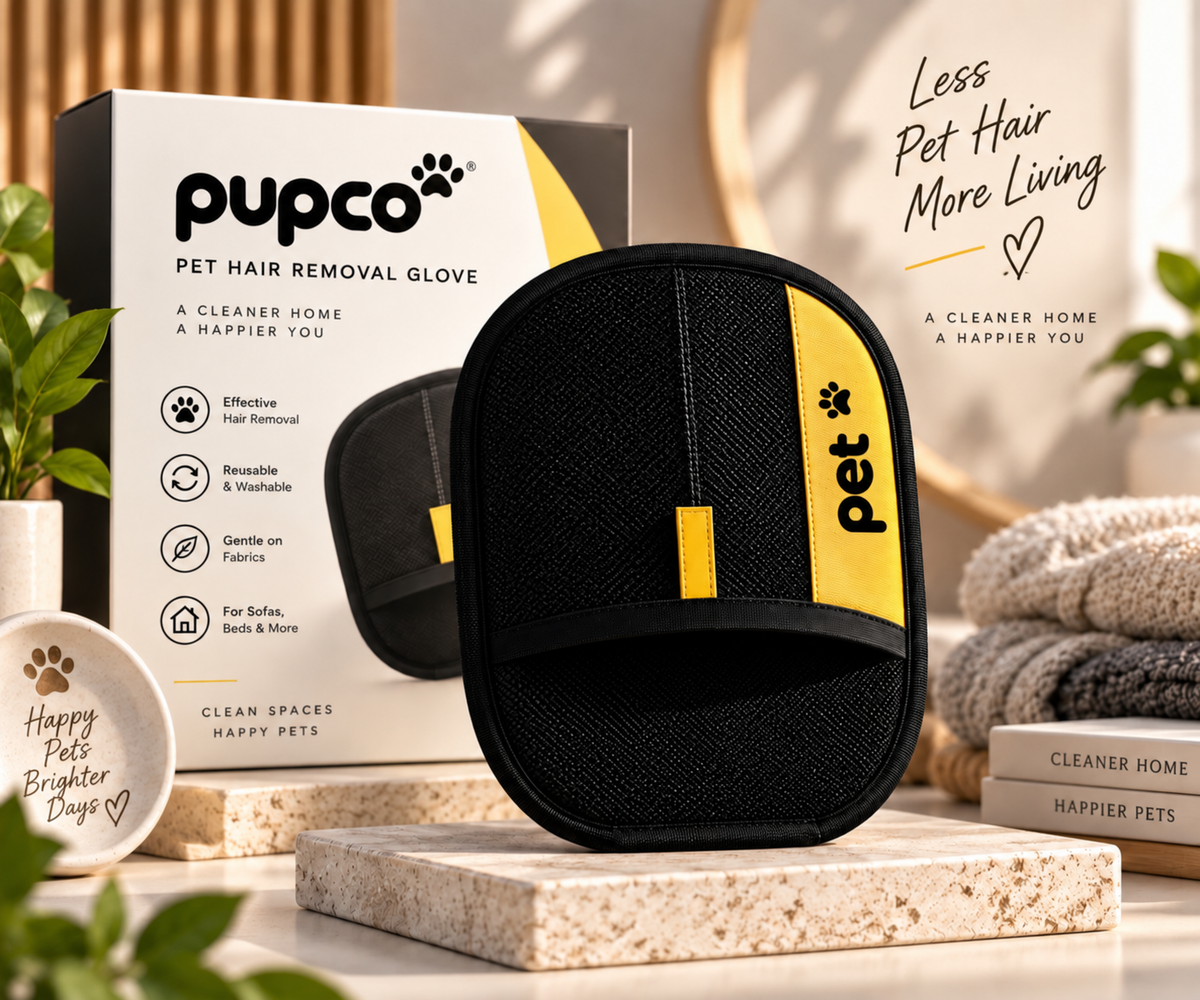 PUPCO™ Pet Hair Removal Glove.