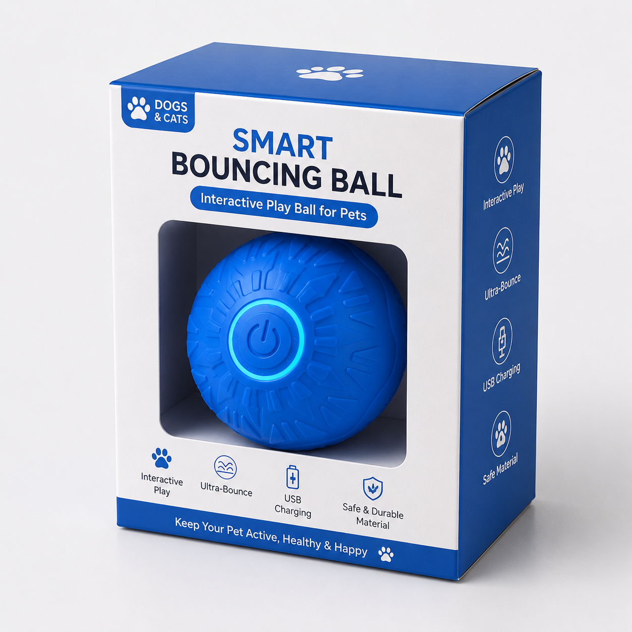 🐾 Pupco™ Smart Jumping Ball – The Ultimate Interactive Pet Toy
