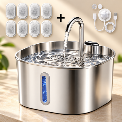 Stainless Steel Cat Water Fountain