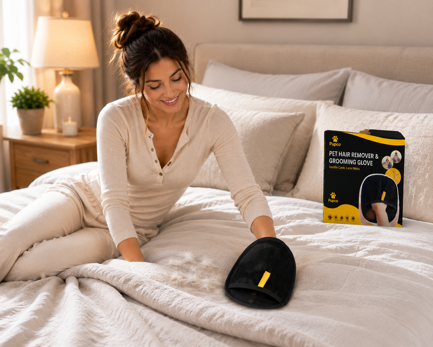 PUPCO™ Pet Hair Removal Glove – Swipe Away Fur in Seconds 🐾